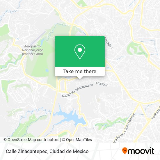 Calle Zinacantepec map