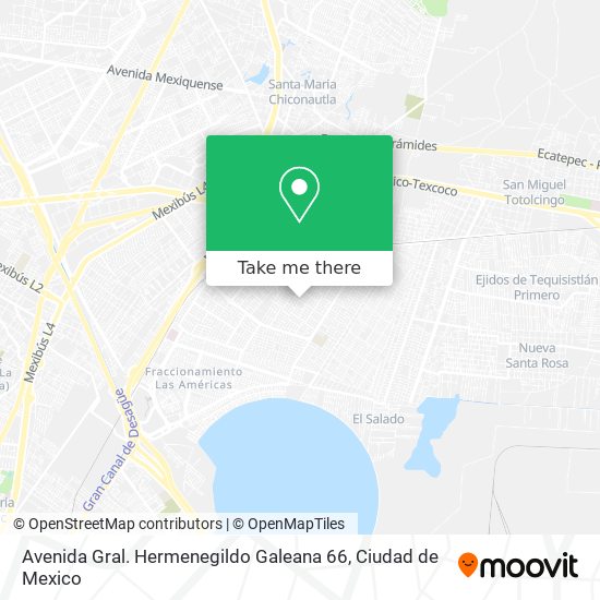 Avenida Gral. Hermenegildo Galeana 66 map