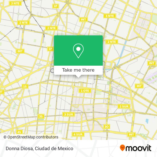 Donna Diosa map