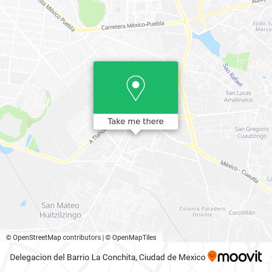 Delegacion del Barrio La Conchita map
