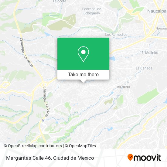 Mapa de Margaritas Calle 46