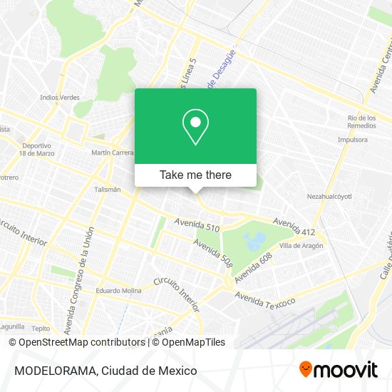 Mapa de MODELORAMA
