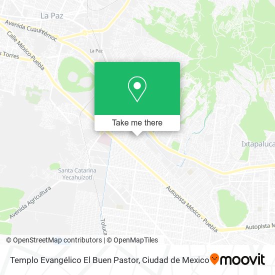 Mapa de Templo Evangélico El Buen Pastor