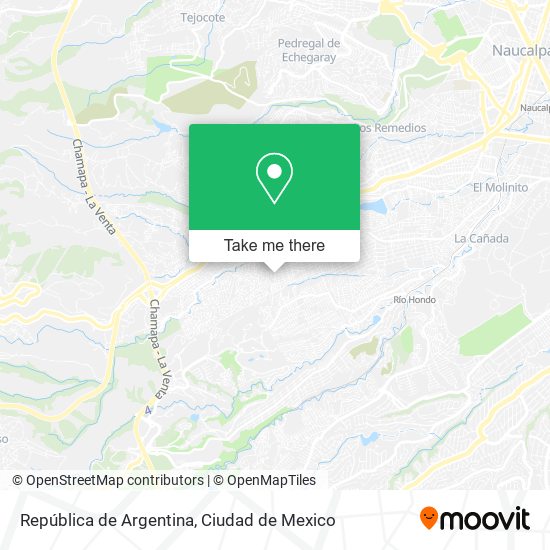 República de Argentina map