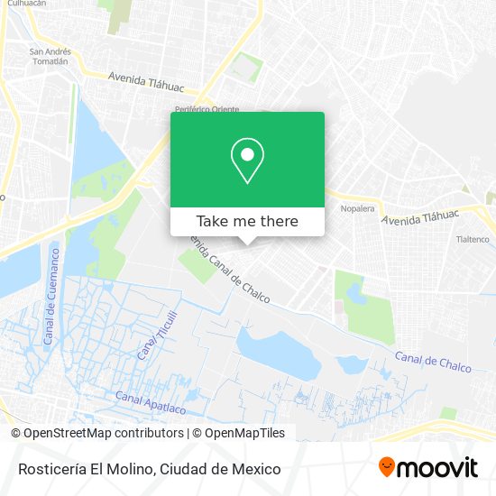 Mapa de Rosticería El Molino