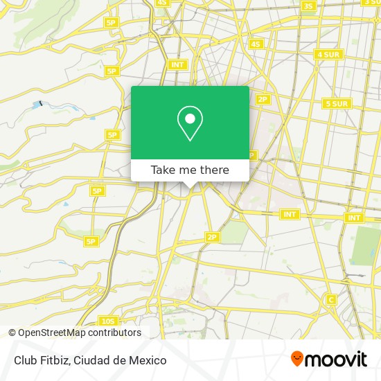 Mapa de Club Fitbiz