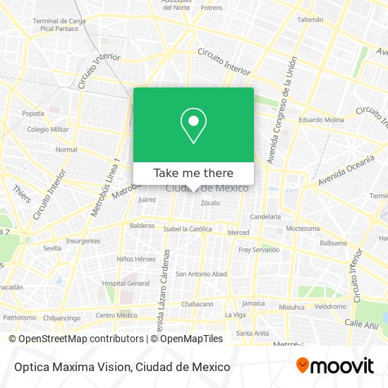 Mapa de Optica Maxima Vision