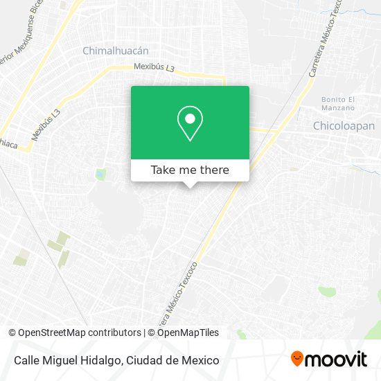 Calle Miguel Hidalgo map