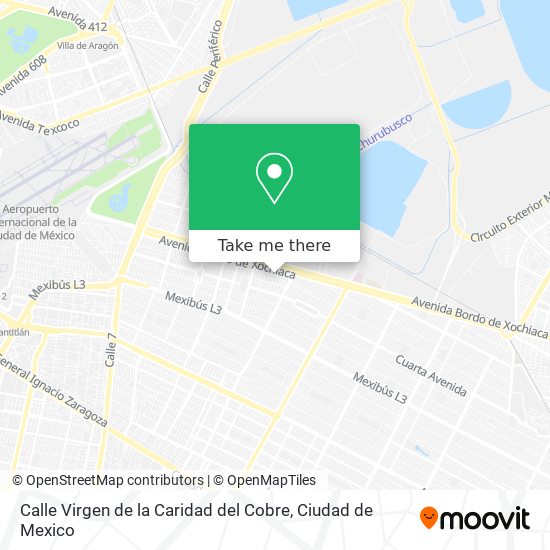 Mapa de Calle Virgen de la Caridad del Cobre