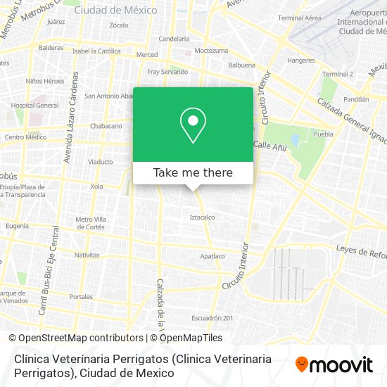 Mapa de Clínica Veterínaria Perrigatos (Clinica Veterinaria Perrigatos)