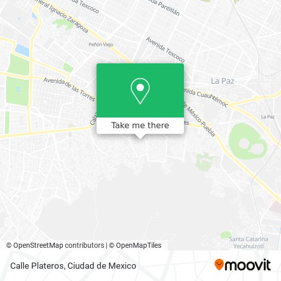 Calle Plateros map