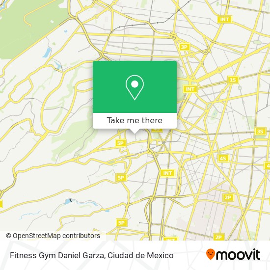 Mapa de Fitness Gym Daniel Garza