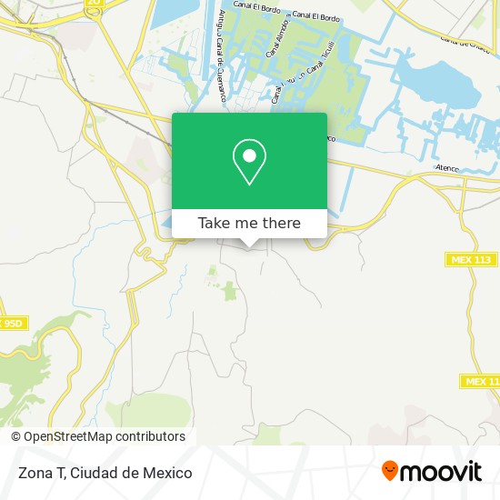 Zona T map