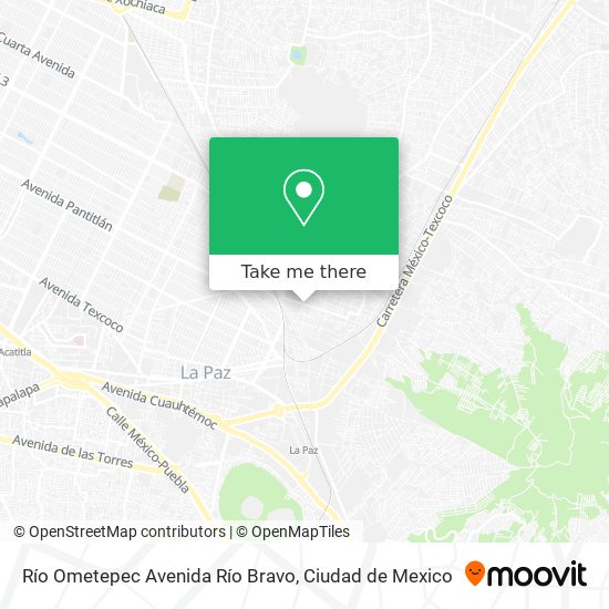 Río Ometepec Avenida Río Bravo map