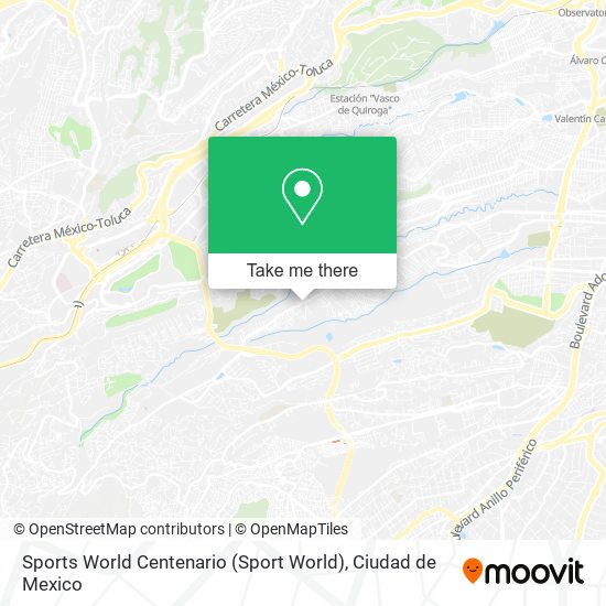 Sports World Centenario (Sport World) map