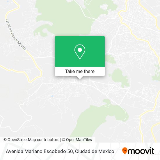 Mapa de Avenida Mariano Escobedo 50