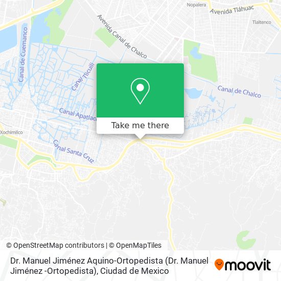 Dr. Manuel Jiménez Aquino-Ortopedista map