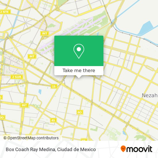 Mapa de Box Coach Ray Medina