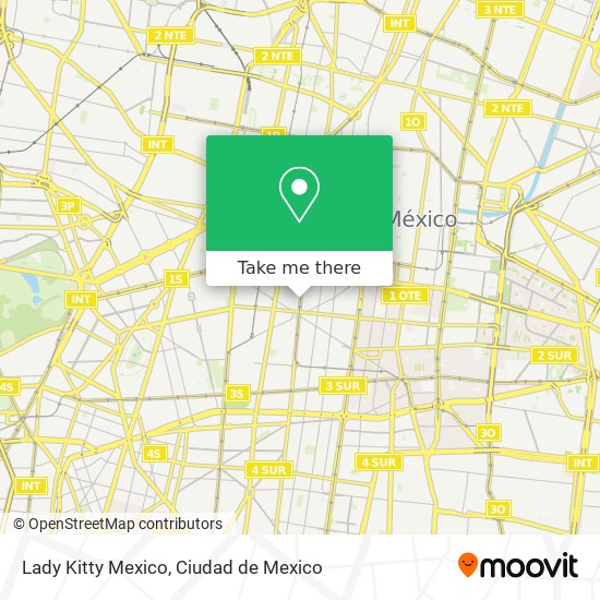 Lady Kitty Mexico map