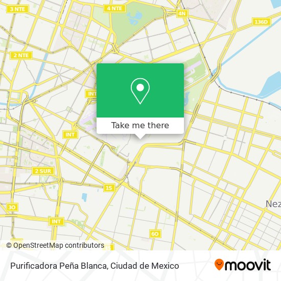 Purificadora Peña Blanca map