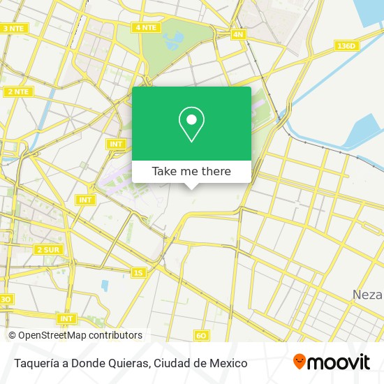 Mapa de Taquería a Donde Quieras