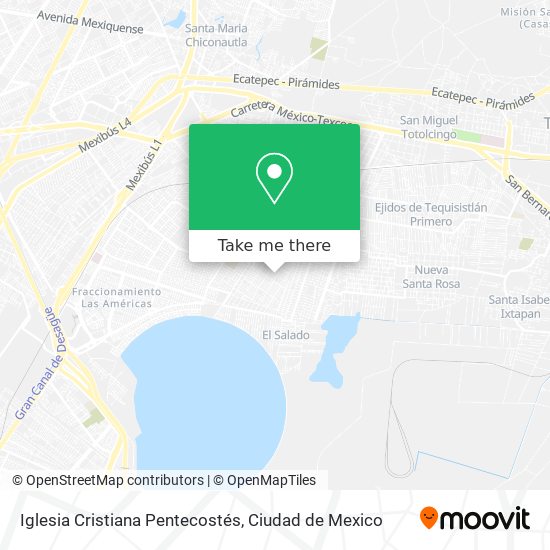 Mapa de Iglesia Cristiana Pentecostés