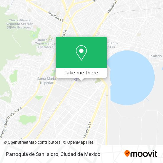 Mapa de Parroquia de San Isidro