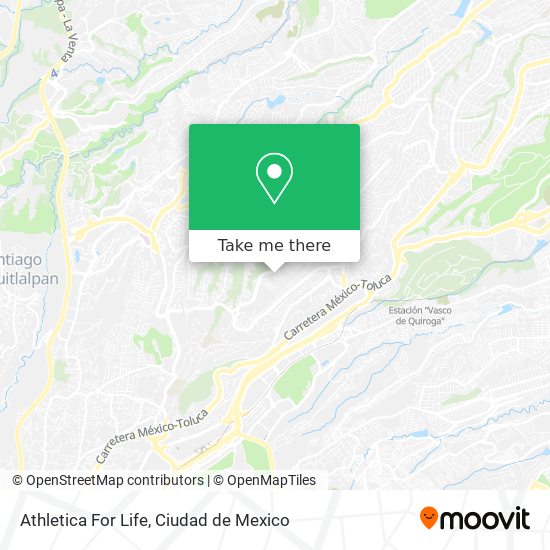 Athletica For Life map