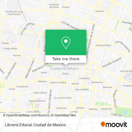 Librería Educal map