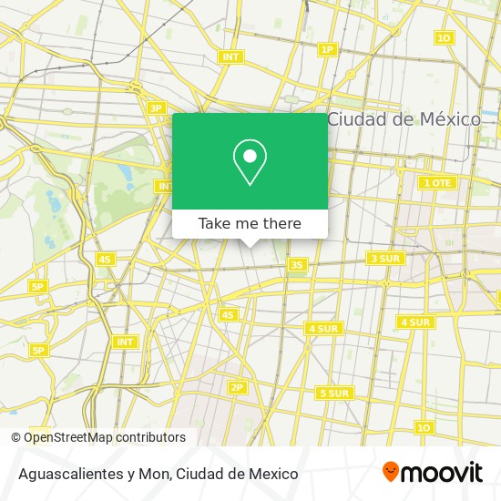 Aguascalientes y Mon map