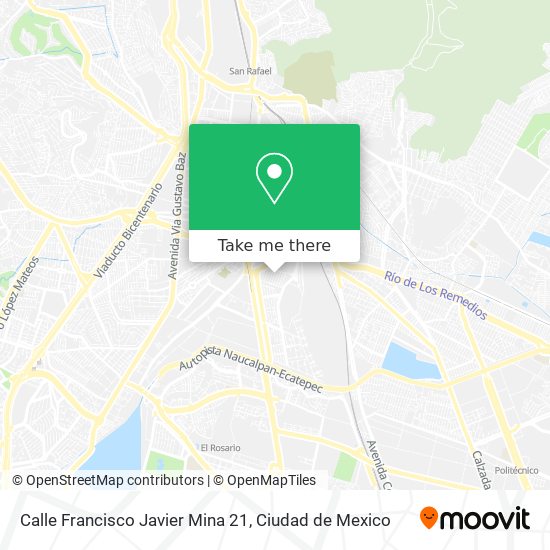 Calle Francisco Javier Mina 21 map