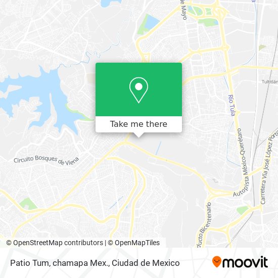 Patio Tum, chamapa Mex. map