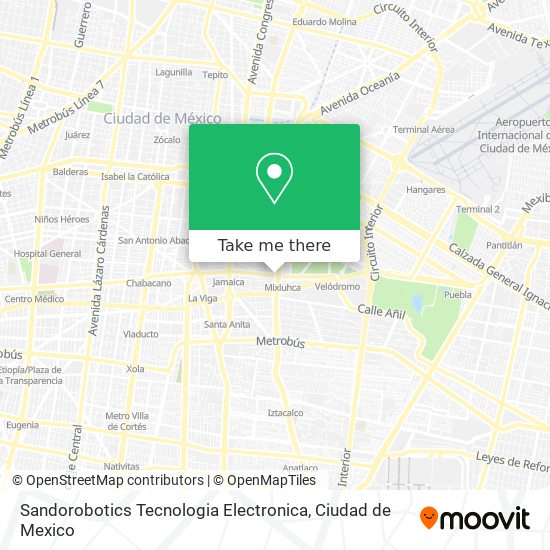 Mapa de Sandorobotics Tecnologia Electronica