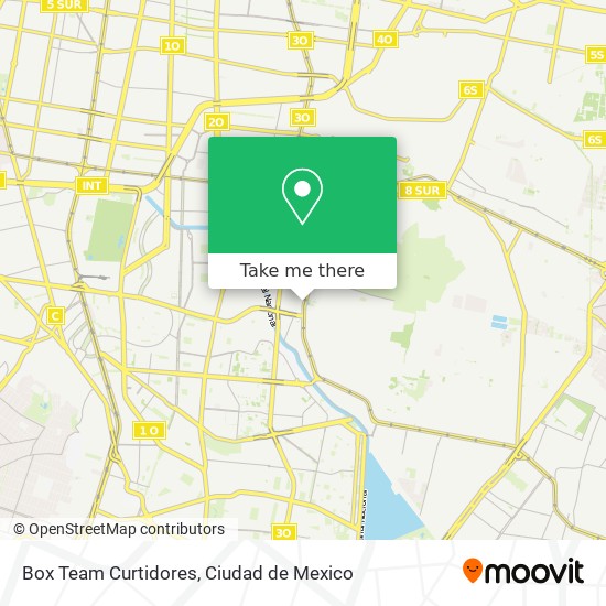 Mapa de Box Team Curtidores