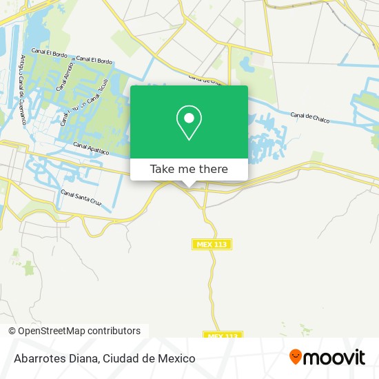 Abarrotes Diana map