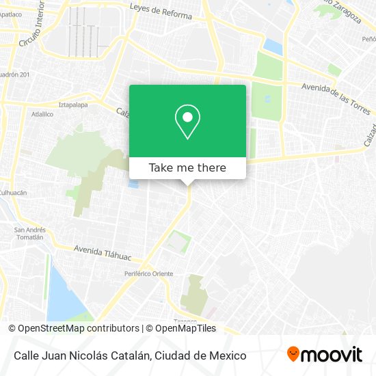 Calle Juan Nicolás Catalán map