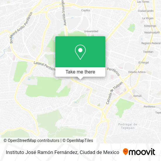 Mapa de Instituto José Ramón Fernández