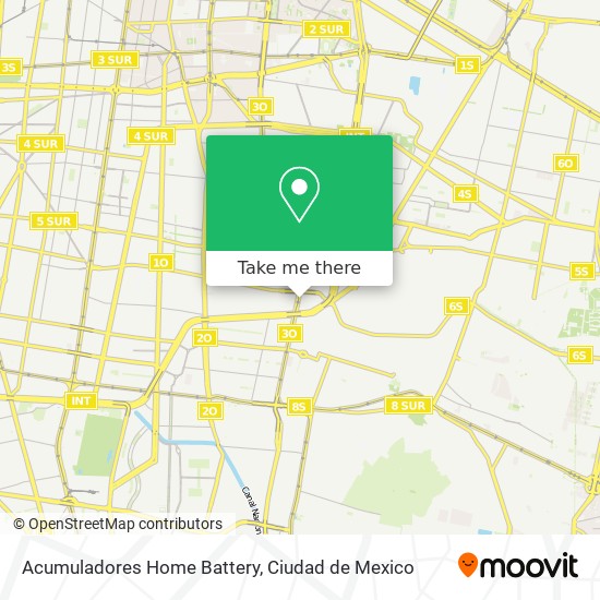 Acumuladores Home Battery map