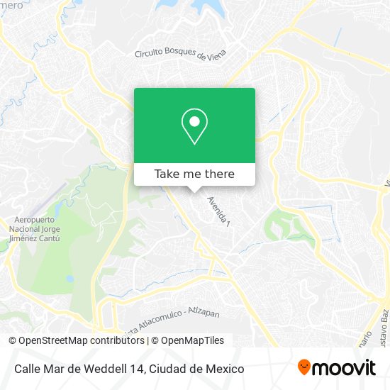 Calle Mar de Weddell 14 map