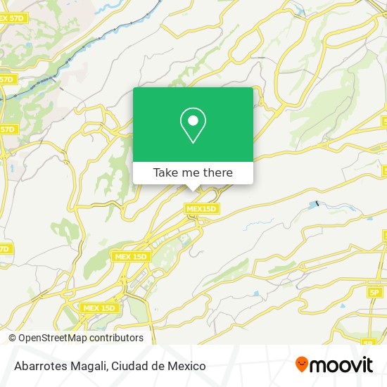 Abarrotes Magali map