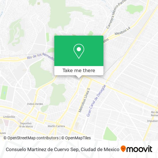 Consuelo Martínez de Cuervo Sep map