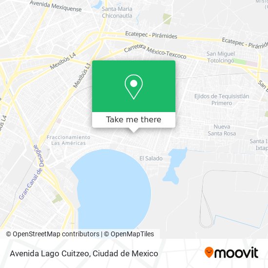 Avenida Lago Cuitzeo map