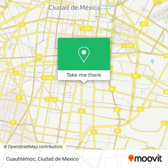 Cuauhtémoc map