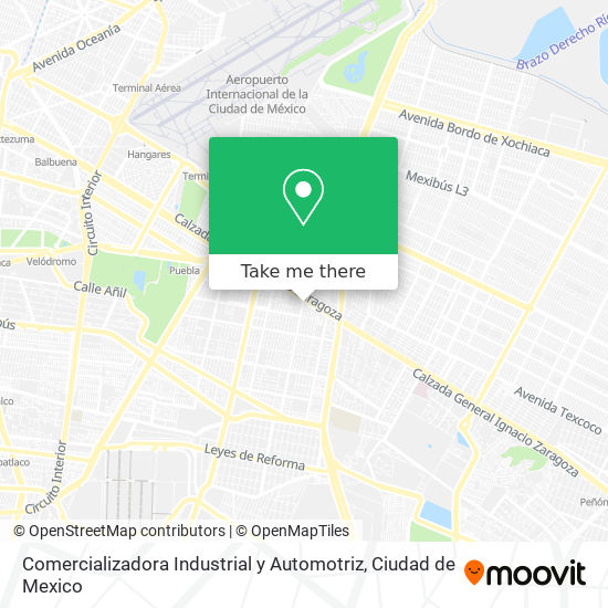 Comercializadora Industrial y Automotriz map