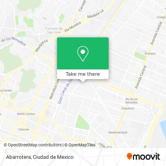 Mapa de Abarrotera