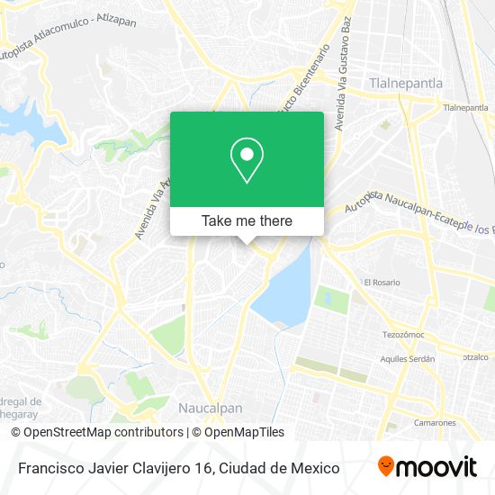 Francisco Javier Clavijero 16 map