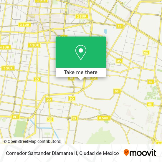 Comedor Santander Diamante II map