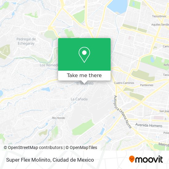 Mapa de Super Flex Molinito