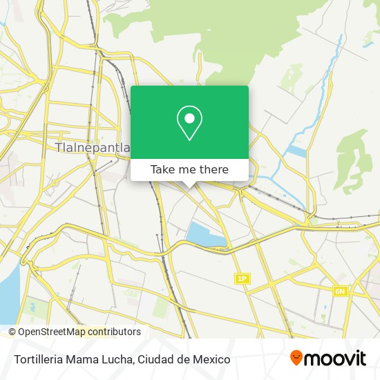 Tortilleria Mama Lucha map