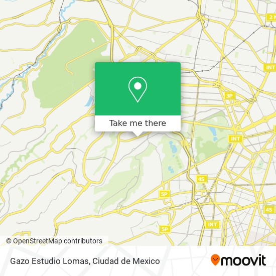 Gazo Estudio Lomas map